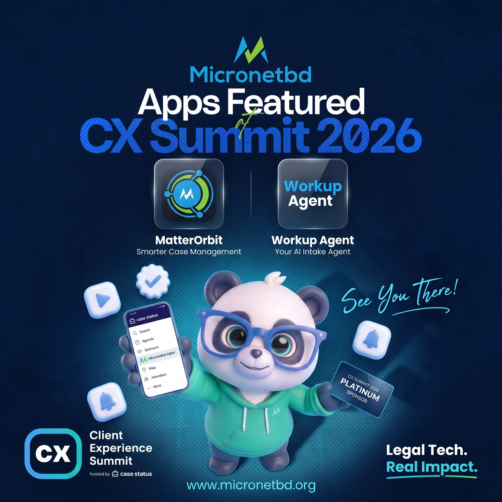 MatterOrbit and Workup Agent featured in the CX Summit 2026 attendee app