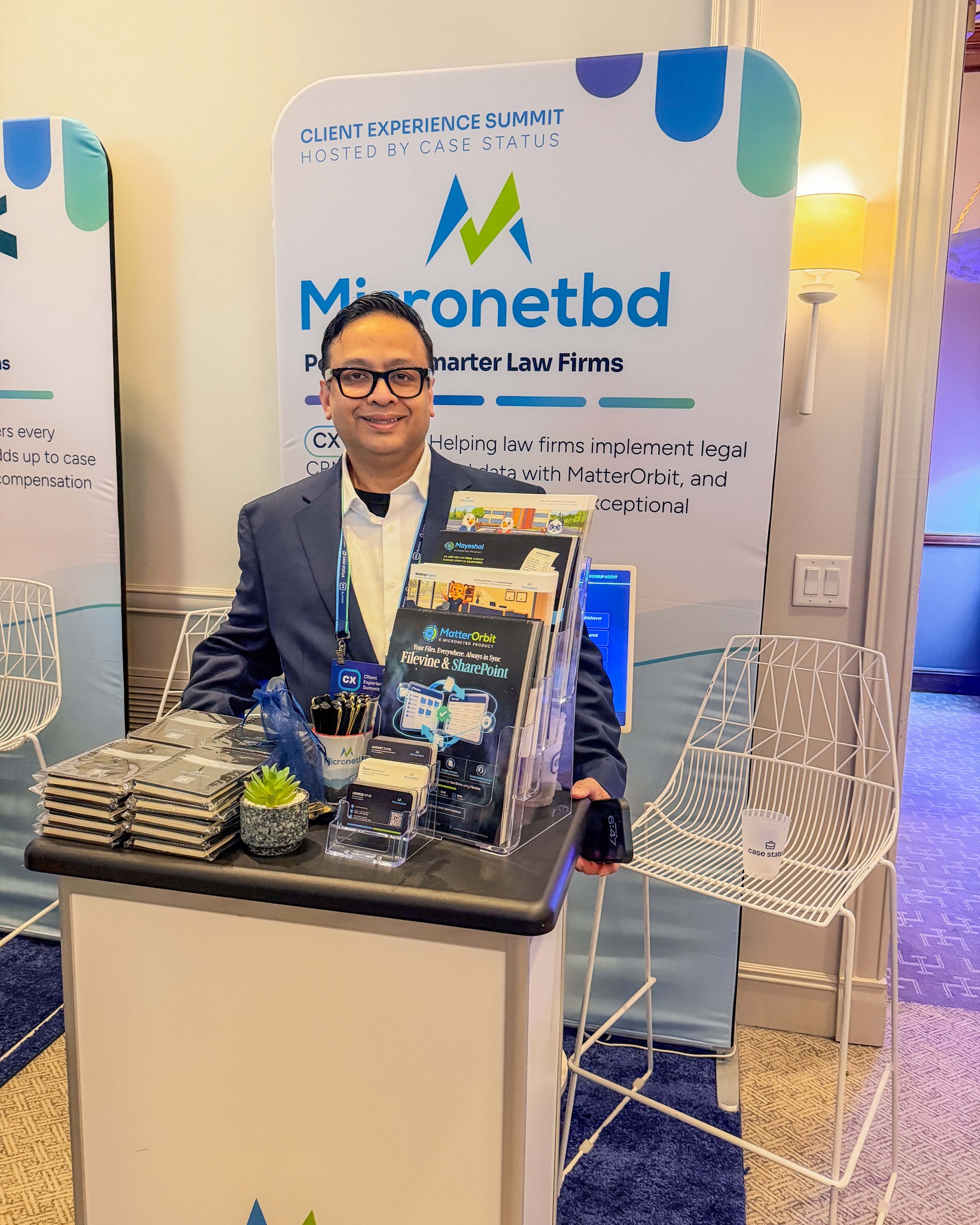 The Micronetbd booth at CX Summit 2026