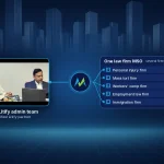 Micronetbd Litify admin team at Micronetbd HQ linked through one hub to a law firm MSO with five firms, each on its own Litify org
