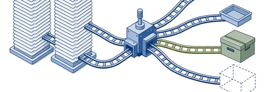 How a specification org consolidation is sequenced