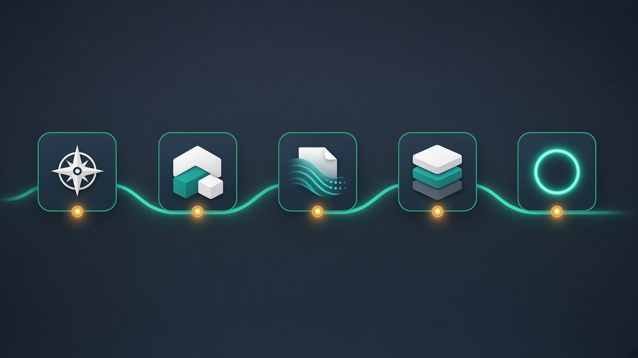 The five steps of a Micronetbd engagement: discover, build, migrate, go live, run