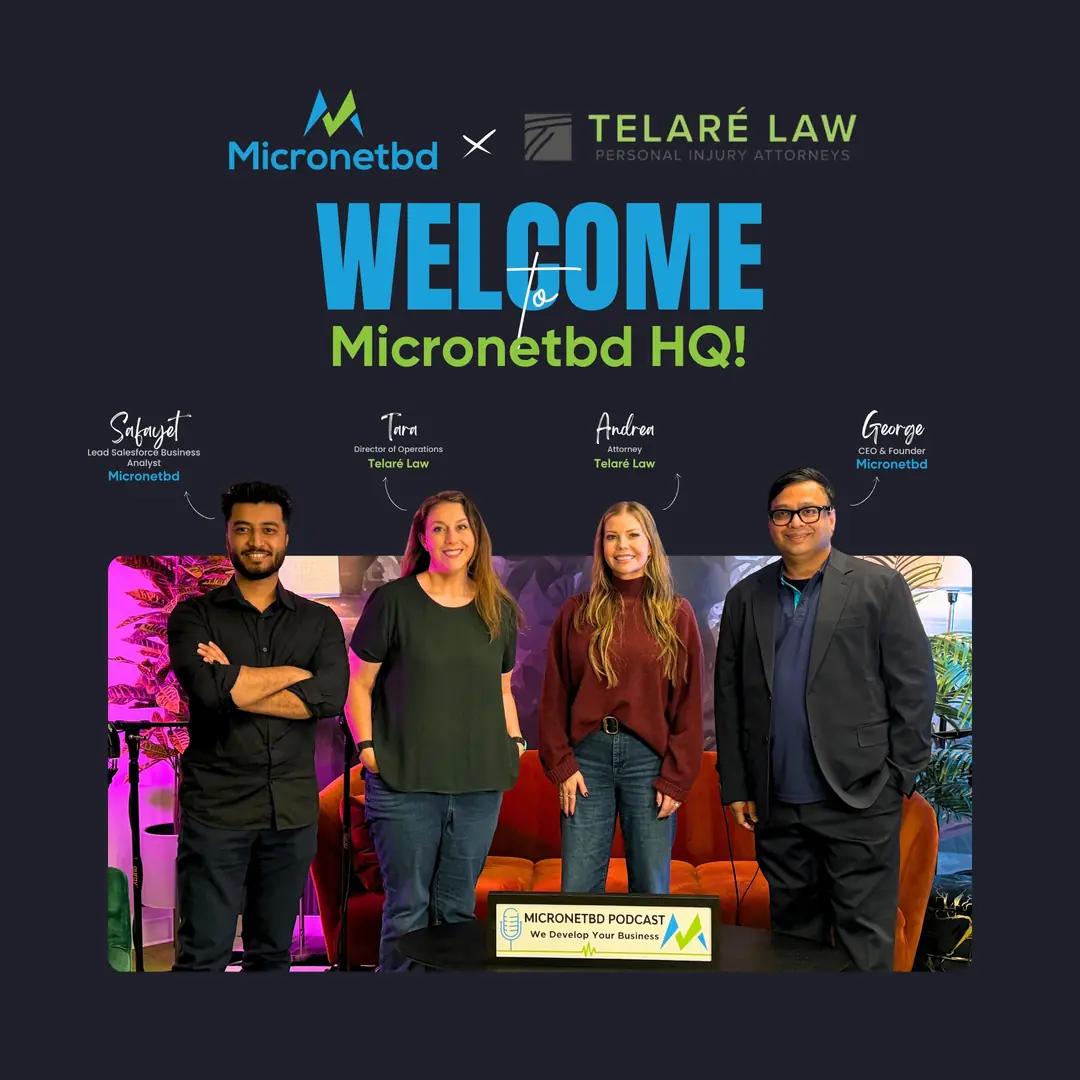 Welcome to Micronetbd HQ: Tara Haverkamp and Andrea Telquist of Telare Law with the Micronetbd team in the podcast studio in Hamilton, New Jersey