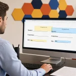 A legal assistant places client and attorney signature fields on a reusable Vinesign template