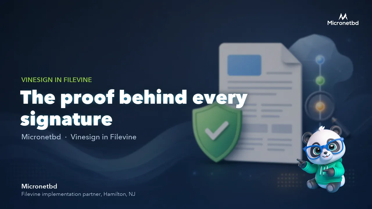 Verify an Electronic Signature: The Proof Vinesign Keeps for You