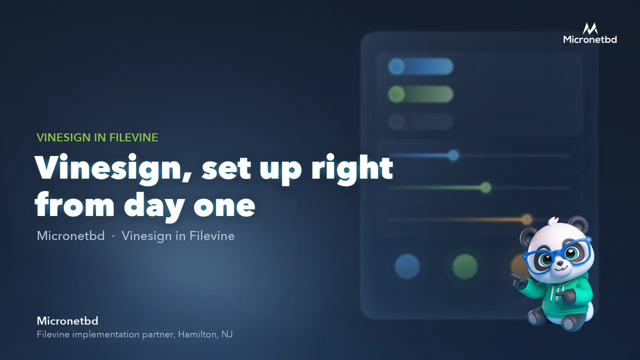 Vinesign Login and Admin Setup, Done Right for Your Firm