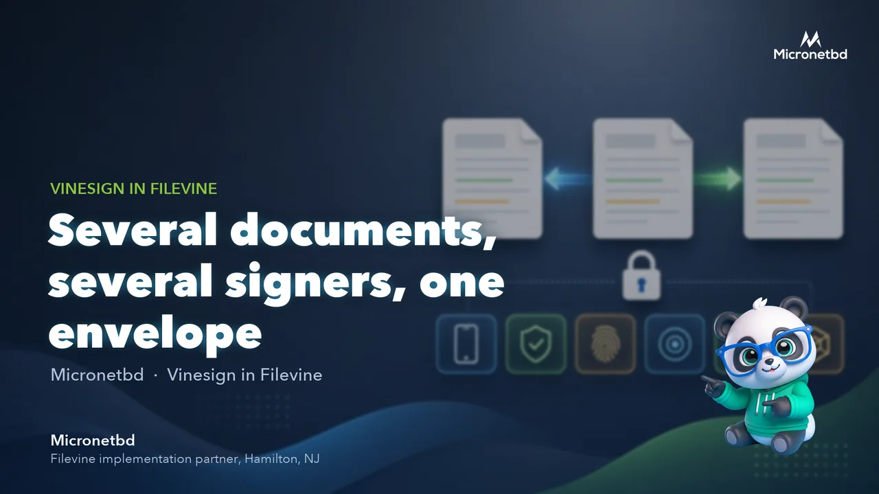 Signing Order and Signer Security in Vinesign